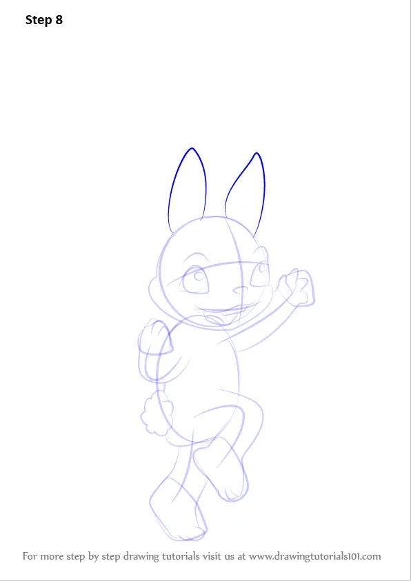 How to Draw Sugar Bunny from The Zelfs (The Zelfs) Step by Step ...