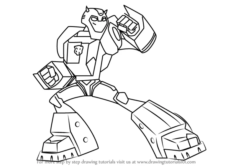 How to Draw Bumblebee from Transformers (Transformers) Step by Step ...