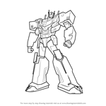 How to Draw Optimus Prime from Transformers
