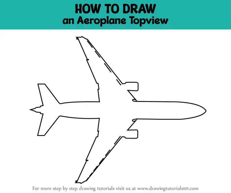 How to Draw an Airplane with Easy Step by Step Drawing Tutorial | How to  Draw Step by Step Drawing Tutorials