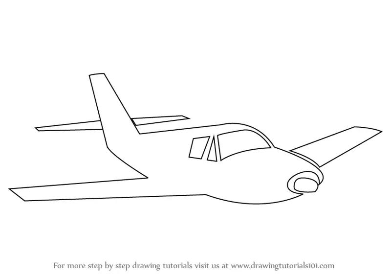 Airplane Simple Drawing Picture  Drawing Skill