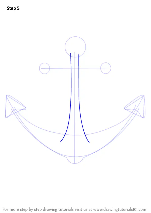 How to Draw a Boat anchor (Boats and Ships) Step by Step ...