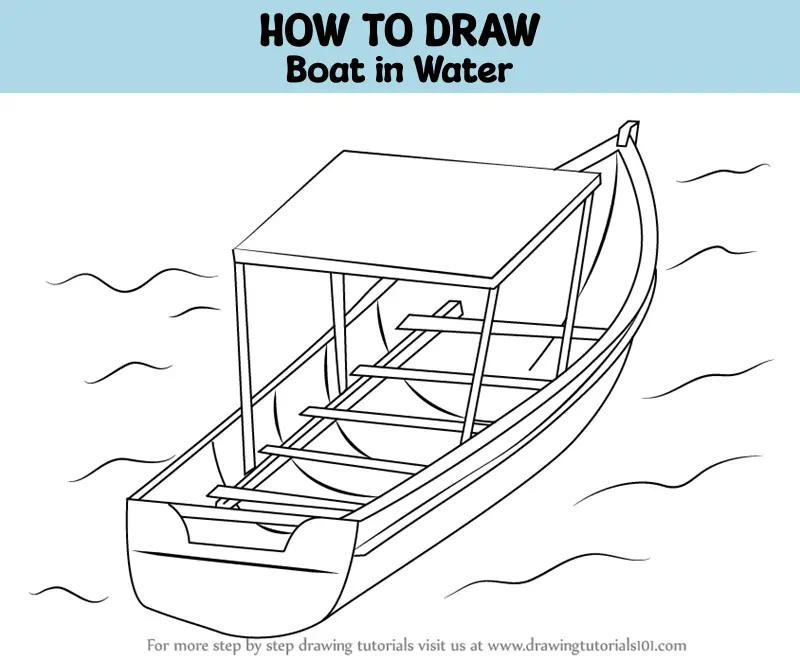 how to draw Boat in Water step 0 og