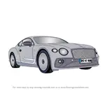 How to Draw Bentley Continental