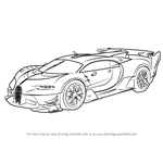 How to Draw Bugatti Vision Gran Turismo