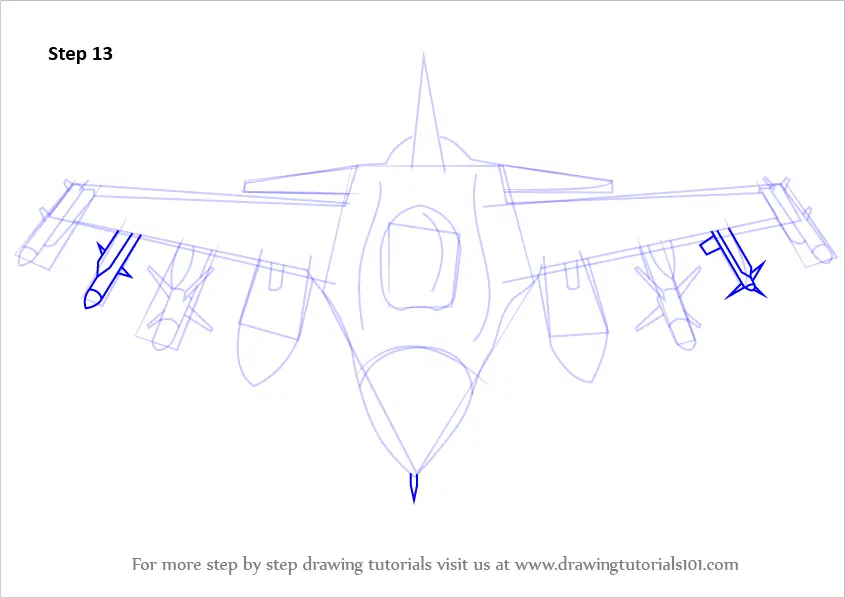 step draw by to step f-16 how a Draw Step F16 How Step Falcon Fighting to by