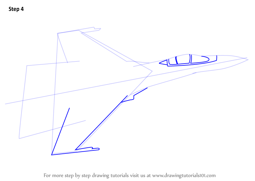 How to Draw Sukhoi SU-35 (Fighter Jets) Step by Step ...