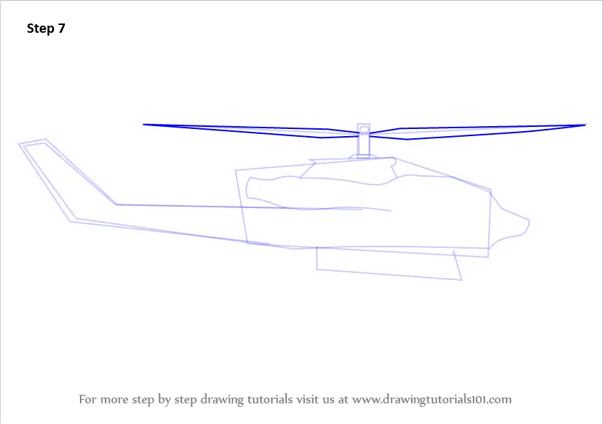 How to Draw a Military Helicopter (Military) Step by Step ...