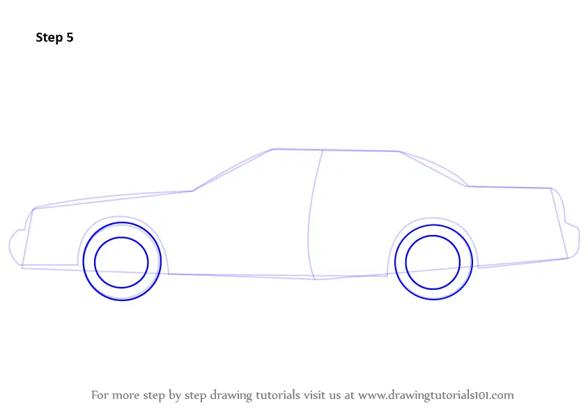 Learn How to Draw Police Car Victoria (Police) Step by ...