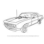 How to Draw a 1969 Camaro