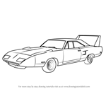 How to Draw 1970 Plymouth Superbird