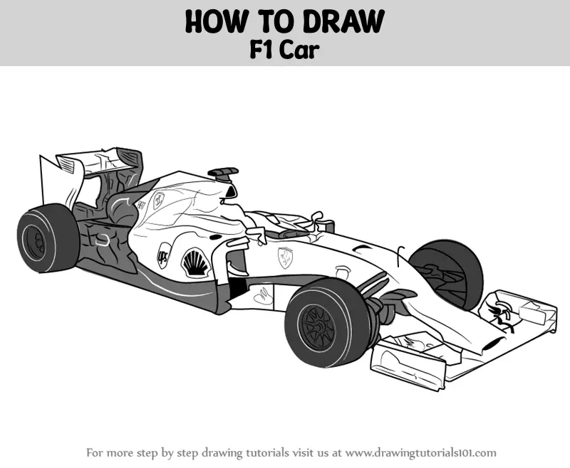 How to Draw a Racecar - Really Easy Drawing Tutorial
