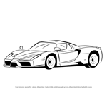 How to Draw a Ferrari Enzo