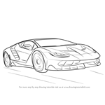 How to Draw Lamborghini Centenario