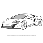 How to Draw McLaren 675LT