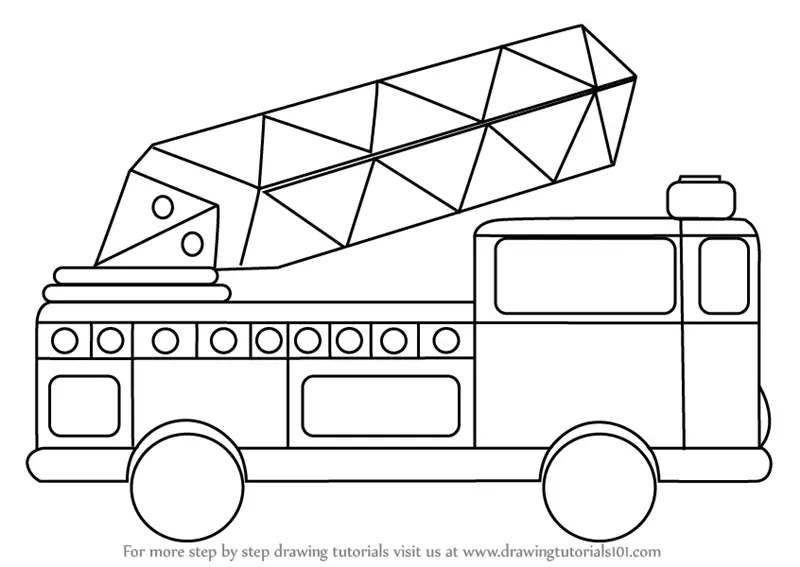truck drawings for kids