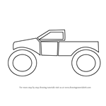How to Draw a Monster Truck for Kids