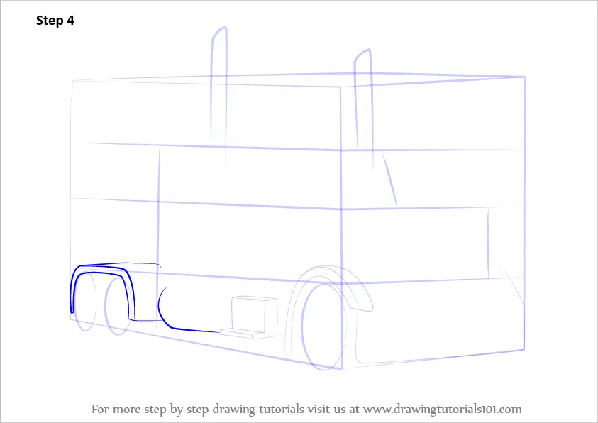 Learn How to Draw Peterbilt 379 Truck (Trucks) Step by ...