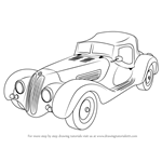 How to Draw Vintage BMW Roadster