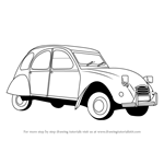 How to Draw a Vintage Car