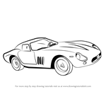 How to Draw Vintage Ferrari