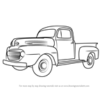 How to Draw Vintage Truck v2