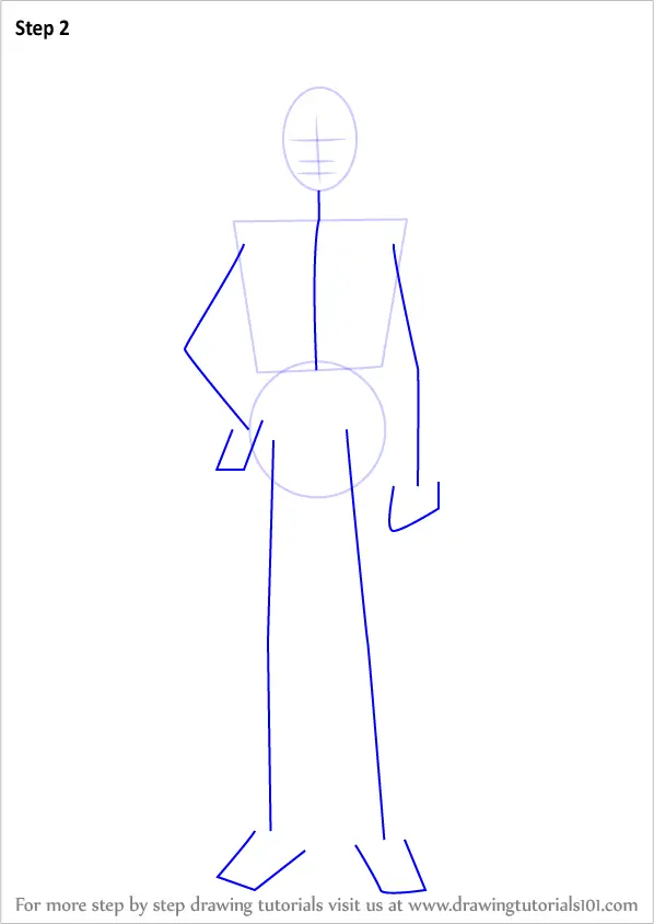 How to Draw Apollo Justice from Ace Attorney (Ace Attorney) Step by ...