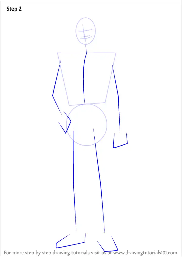 How to Draw Damon Gant from Ace Attorney (Ace Attorney) Step by Step ...