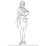 How to Draw Mia Fey from Ace Attorney