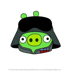 How to Draw Maximilian Veers from Angry Birds Pigs