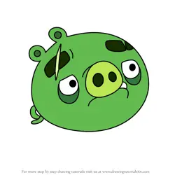 How to Draw Prisoner Pigs from Angry Birds Pigs