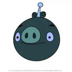 How to Draw The Intergalactic Explorer from Angry Birds Pigs