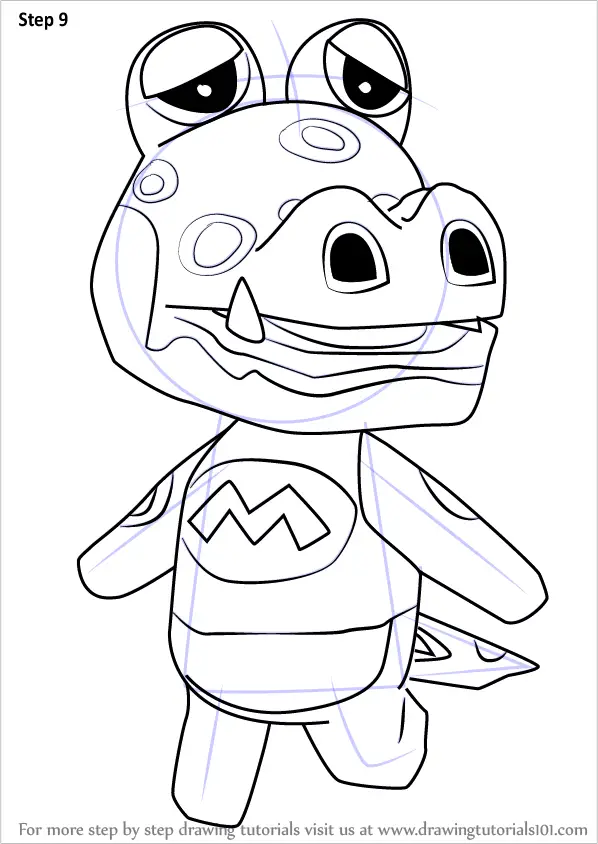 How to Draw Alfonso from Animal Crossing (Angry Birds) Step by Step ...