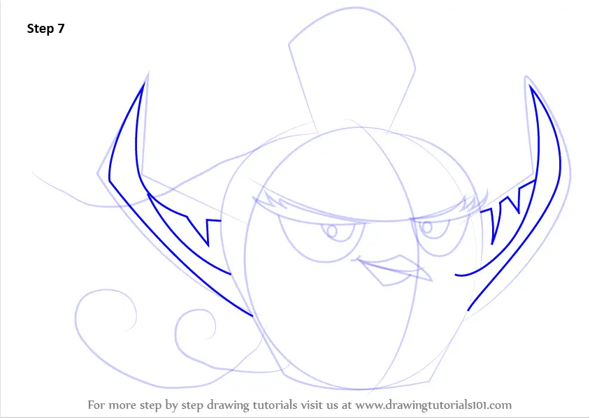 How to Draw Gale from Angry Birds (Angry Birds) Step by Step ...