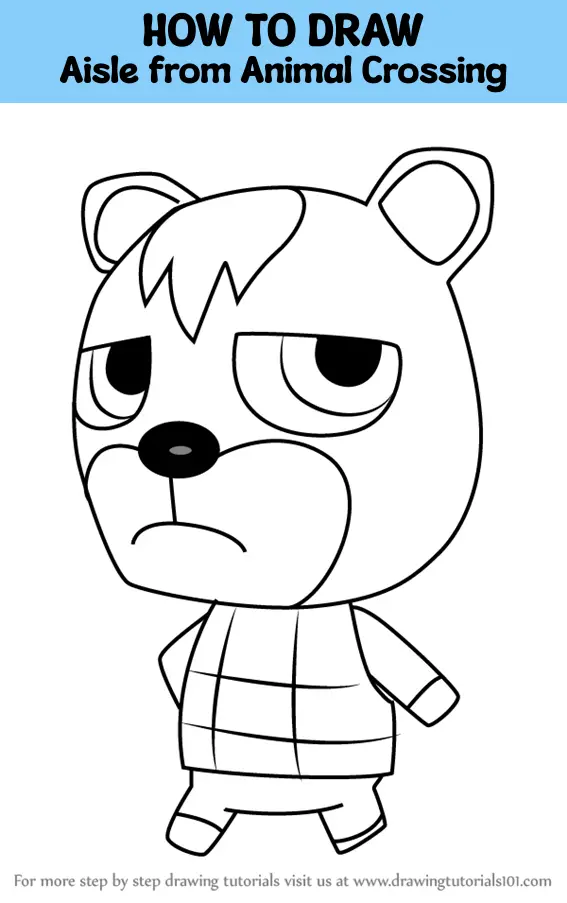 How to Draw Aisle from Animal Crossing (Animal Crossing) Step by Step ...