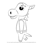 How to Draw Annalise from Animal Crossing