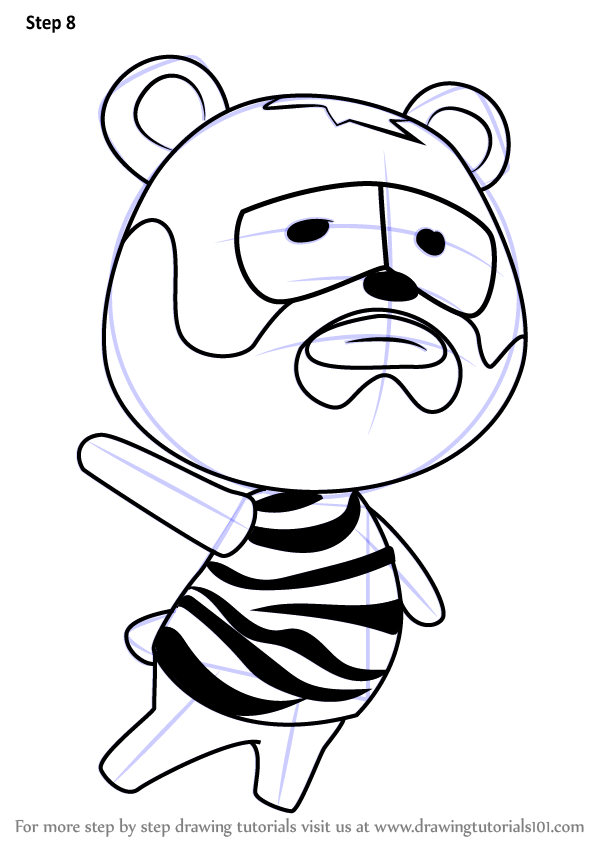 How to Draw Barold from Animal Crossing (Animal Crossing) Step by Step ...