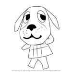How to Draw Bea from Animal Crossing
