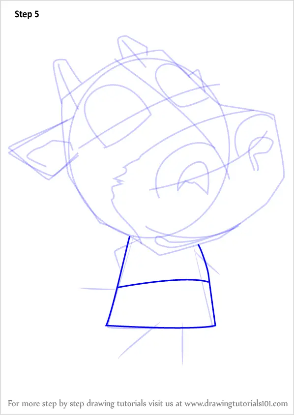 How to Draw Belle from Animal Crossing (Animal Crossing) Step by Step ...