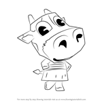How to Draw Belle from Animal Crossing