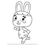 How to Draw Bonbon from Animal Crossing