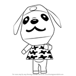 How to Draw Bow from Animal Crossing