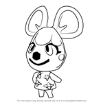 How to Draw Bree from Animal Crossing
