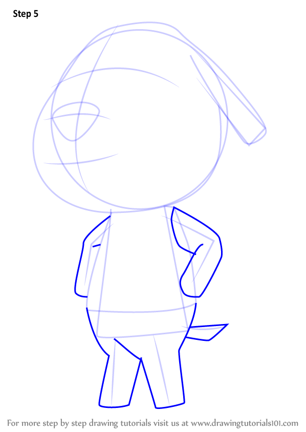 How to Draw Butch from Animal Crossing (Animal Crossing) Step by Step ...