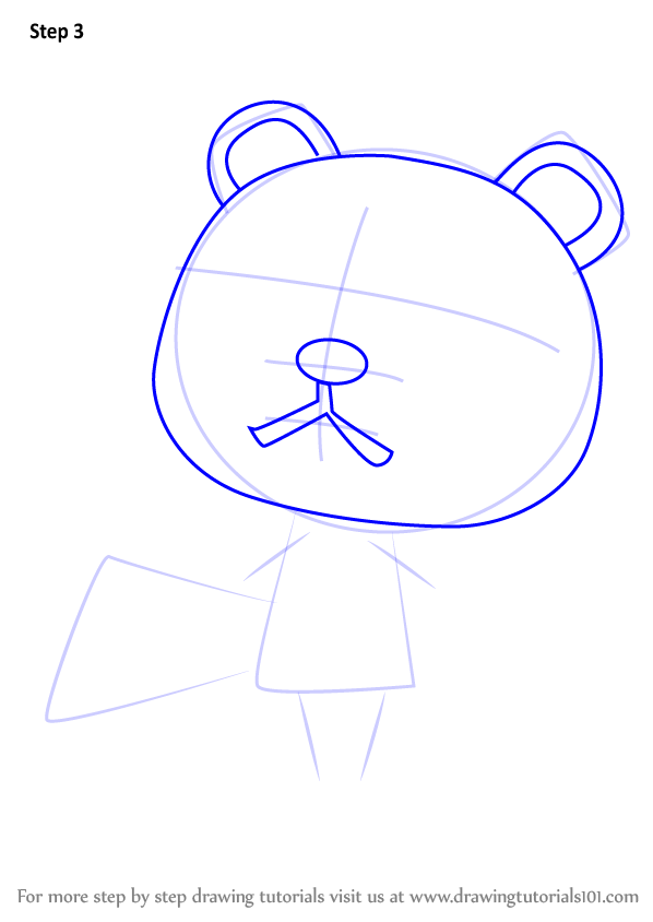 How To Draw Caroline From Animal Crossing (animal Crossing) Step By 