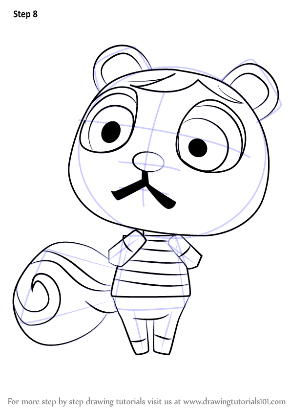 How to Draw Caroline from Animal Crossing (Animal Crossing) Step by