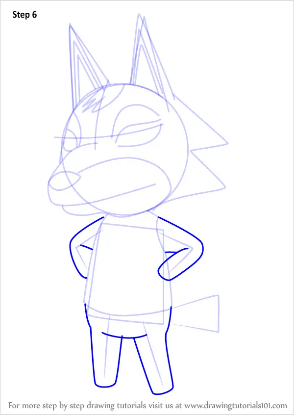 How to Draw Chief from Animal Crossing (Animal Crossing) Step by Step ...