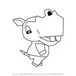 How to Draw Clara from Animal Crossing