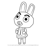 How to Draw Cole from Animal Crossing