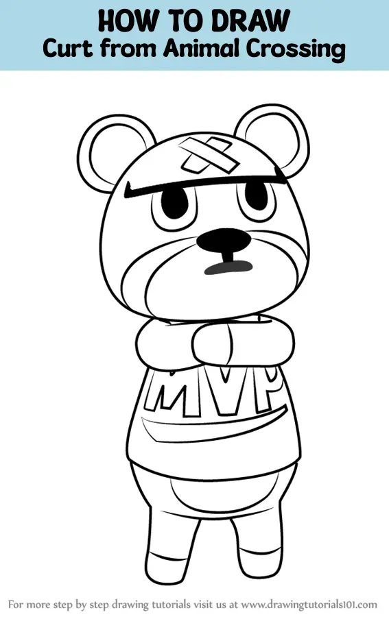 How to Draw Curt from Animal Crossing (Animal Crossing) Step by Step ...